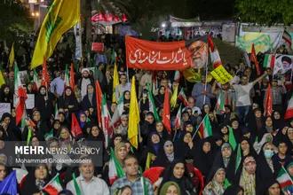حضور پرشور گرگانی‌ها در اجتماع شبانه